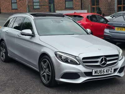 Used Mercedes C350e Premium Plus 2015 Silver Estate