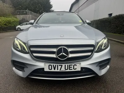 Gebraucht Mercedes E220 AMG line 2017 Silber Kombi