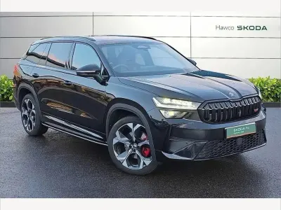 Second-hand Skoda Kodiaq vRS 261 CP (191 kW) 2025 Negru SUV