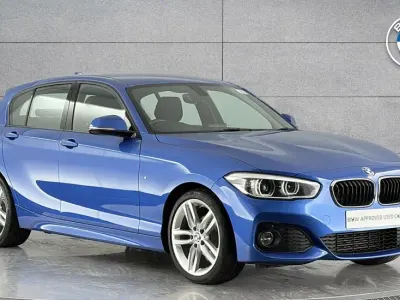 Used BMW 118 M Sport 134 HP (98 kW) 2017 Blue Hatchback