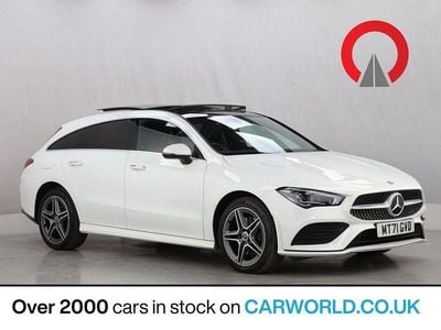 White Used 2021 Mercedes CLA250e Shooting Brake AMG line Estate | £15,011 (Fair price)