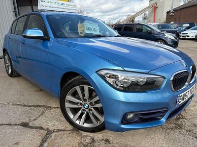 Used BMW 118 Sport Line 2017 Blue Hatchback