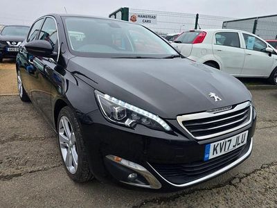 Used Peugeot 308 Allure 130 HP (95 kW) 2017 Black Hatchback