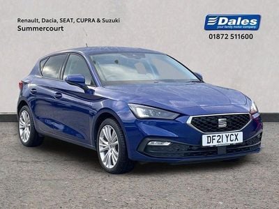 Used Seat Leon SE Dynamic 2021 Blue Hatchback