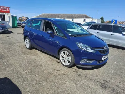 Used Vauxhall Zafira SRi 140 HP (102 kW) 2018 Blue MPV