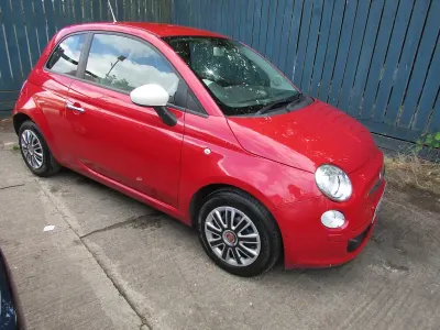 Used Fiat 500 69 HP (50 kW) 2013 Red Hatchback