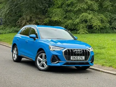 Used Audi Q3 S-Line 150 HP (110 kW) 2020 Blue SUV