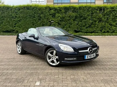 Begagnad Mercedes SLK200 AMG Edition 1 184 HK (135 kW) 2011 Blå Cab
