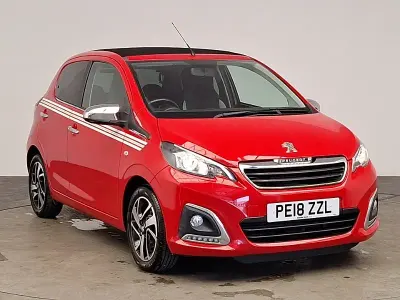 Used Peugeot 108 Collection 82 HP (60 kW) 2018 Red Hatchback
