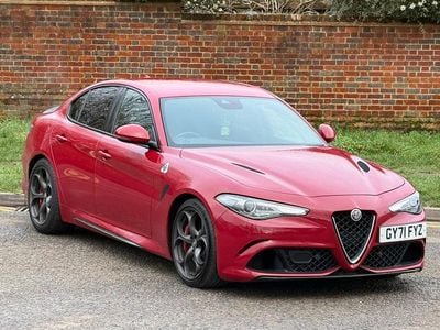 Used Alfa Romeo Giulia Quadrifoglio 2021 Red Sedan