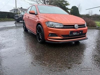 Used VW Polo SE 80 HP (58 kW) 2019 Orange Hatchback