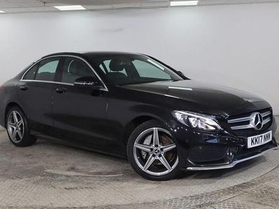 Black Used 2017 Mercedes C220 AMG line Sedan | £12,375 (Fair price)