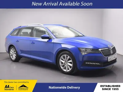 Used Skoda Superb SE 150 HP (110 kW) 2022 Blue Estate