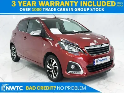Used Peugeot 108 Collection 72 HP (52 kW) 2021 Red Hatchback