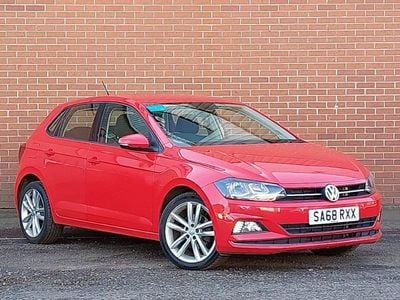Begagnad VW Polo SEL 115 HK (84 kW) 2018 Röd Halvkombi