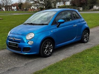 Used Fiat 500 S 69 HP (50 kW) 2014 Blue Hatchback