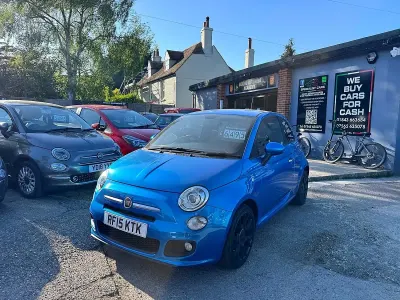 Used Fiat 500 S 85 HP (62 kW) 2015 Blue Hatchback