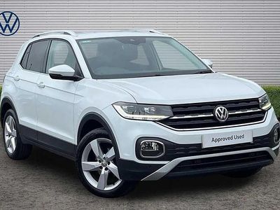Used VW T-Cross SEL 115 HP (84 kW) 2020 White SUV