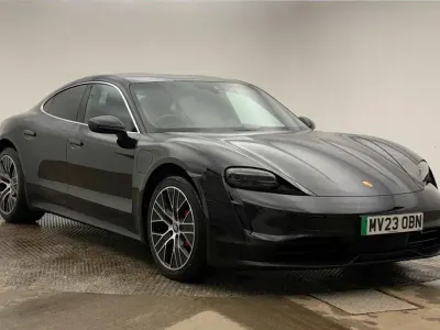 Used Porsche Taycan Performance Package 389 kW (530 HP) 2023 Black Sedan