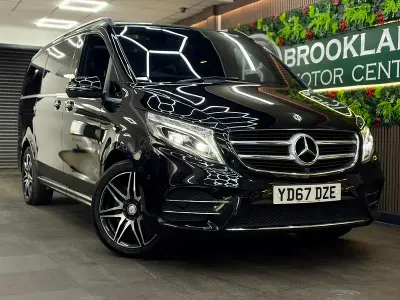 Used Mercedes V250 AMG line 2017 Black MPV
