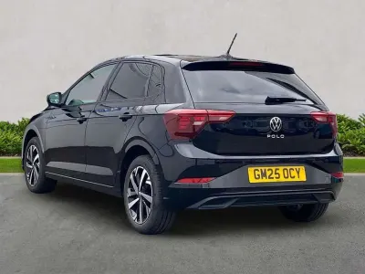 Used VW Polo Match 95 HP (69 kW) 2025 Black Hatchback