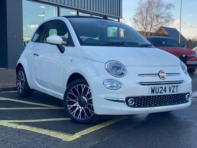 White Used 2024 Fiat 500C S Cabriolet | £15,667 (Expensive)