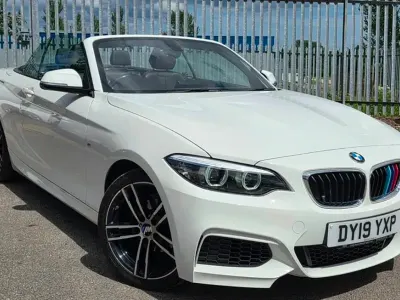 Used BMW 218 M Sport 136 HP (100 kW) 2019 White Cabriolet