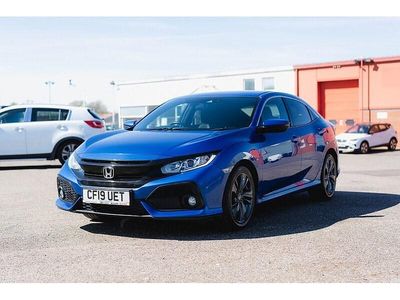 Used Honda Civic SR 126 HP (92 kW) 2019 Blue Hatchback