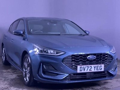Blue Used 2022 Ford Focus ST-Line Hatchback | £13,499 (Fair price)