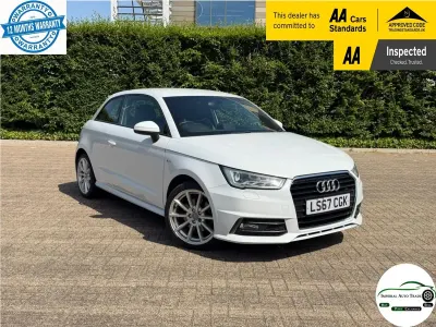Used Audi A1 S-Line 125 HP (91 kW) 2017 White Hatchback