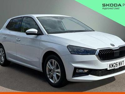 Used Skoda Fabia SE L 85 HP (62 kW) 2026 Moon white metallic Hatchback