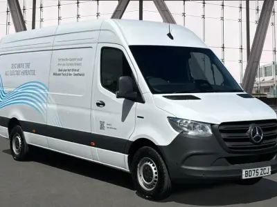 Used Mercedes E-Sprinter 100 kW (136 HP) 2025 White Van