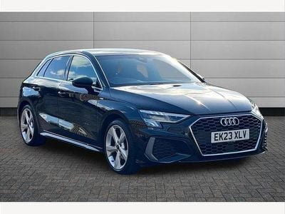 Used Audi A3 S-Line 150 HP (110 kW) 2023 Black Sedan