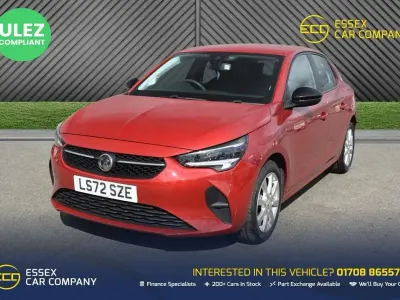 Used Vauxhall Corsa Design Edition 75 HP (55 kW) 2022 Red Hatchback