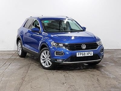 Used VW T-Roc SEL 115 HP (84 kW) 2018 Blue SUV