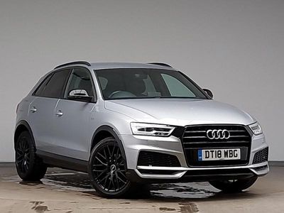 Używany Audi Q3 Black Edition 150 KM (110 kW) 2018 Srebrny SUV