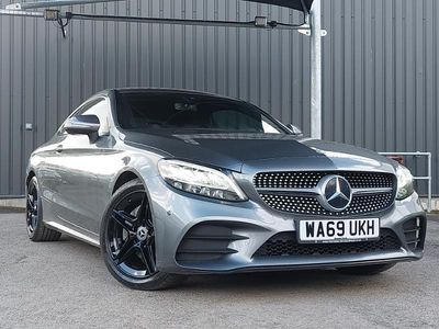 Used Mercedes C220 AMG line 194 HP (142 kW) 2019 Grey Coupe