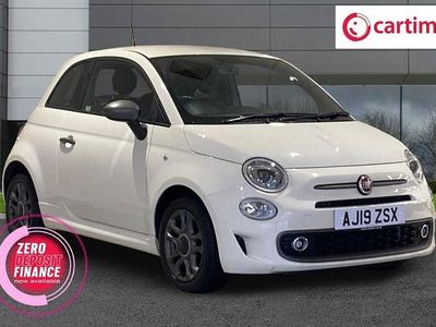 White Used 2019 Fiat 500 S Hatchback | £12,199 (Expensive)