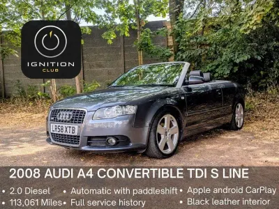 Used Audi A4 Cabriolet S-Line 2008 Grey Cabriolet