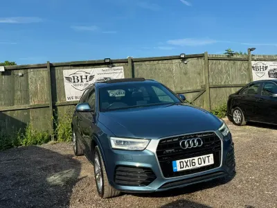 Used Audi Q3 S-line plus 180 HP (132 kW) 2016 Blue SUV