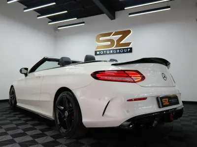 Used Mercedes C200 AMG line 181 HP (133 kW) 2019 White Cabriolet