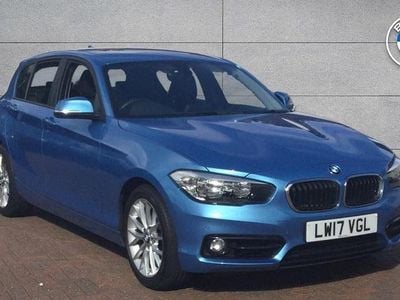 Used BMW 118 Sport Line 134 HP (98 kW) 2017 Blue Hatchback