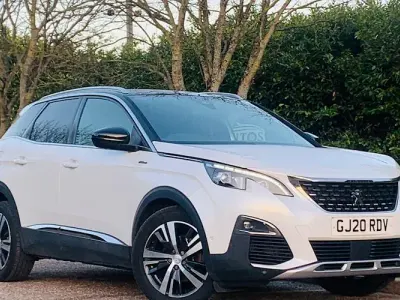 Used Peugeot 3008 GT-line 131 HP (96 kW) 2020 White SUV