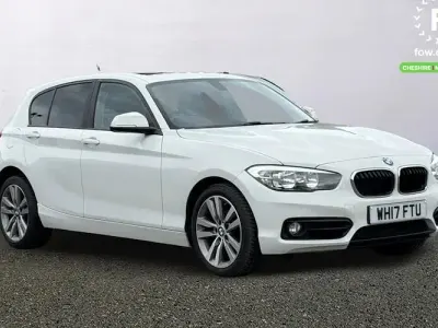 Used BMW 118 Sport Line 150 HP (110 kW) 2017 White Hatchback