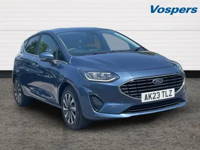 Used Ford Fiesta Titanium 100 HP (73 kW) 2023 Blue Hatchback