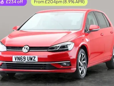 Używany VW Golf VII Edition 150 KM (110 kW) 2020 Czerwony Hatchback