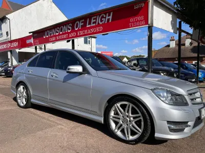 Used Mercedes C180 AMG 153 HP (112 kW) 2014 Silver Sedan