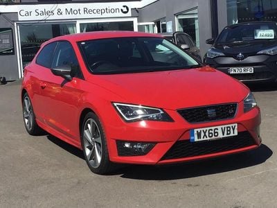 Used Seat Leon FR 150 HP (110 kW) 2016 Red Coupe