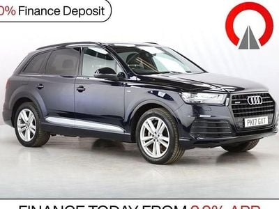 Used Audi Q7 S-Line 272 HP (200 kW) 2017 Blue SUV