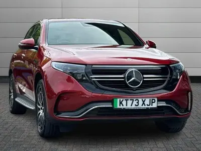 Used Mercedes EQC400 AMG line 300 kW (408 HP) 2023 Red SUV